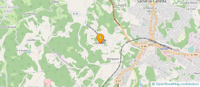 localisation de l'entreprise SALAJO à SARLAT-LA-CANEDA