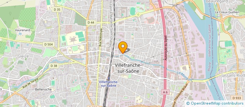 localisation de l'entreprise SALAM à VILLEFRANCHE-SUR-SAONE