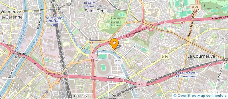 localisation de l'entreprise SALAM à SAINT-DENIS