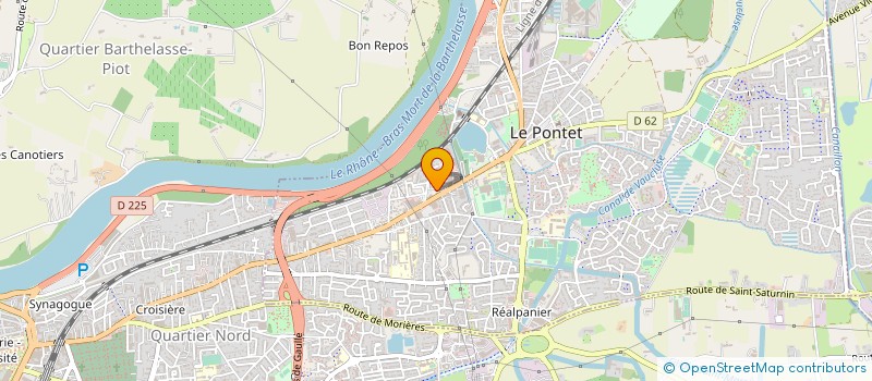 localisation de l'entreprise SALAM  LE PONTET