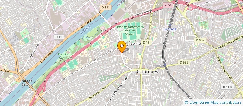localisation de l'entreprise SALAM à COLOMBES