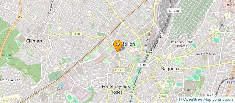 localisation de l'entreprise SALAM  CHATILLON