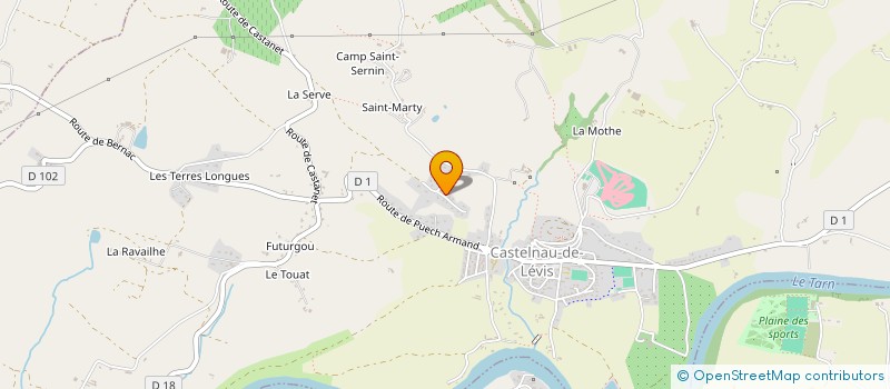 localisation de l'entreprise SALAM, ECHANGES EN PAIX  CASTELNAU-DE-LEVIS