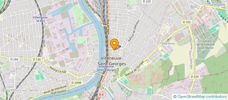 localisation de l'entreprise SALAM WORLDWIDEACYBERCONNEXION à VILLENEUVE-SAINT-GEORGES