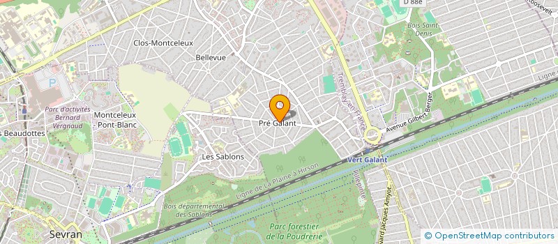 localisation de l'entreprise SALAMA à VILLEPINTE