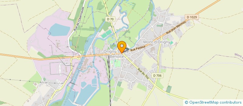 localisation de l'entreprise SALAMANDRA  ORIGNY-SAINTE-BENOITE