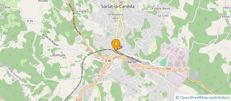 localisation de l'entreprise SALAMANDRA  SARLAT-LA-CANEDA