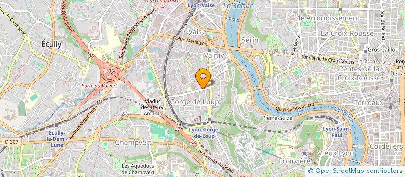 localisation de l'entreprise SALAMANDRE à LYON