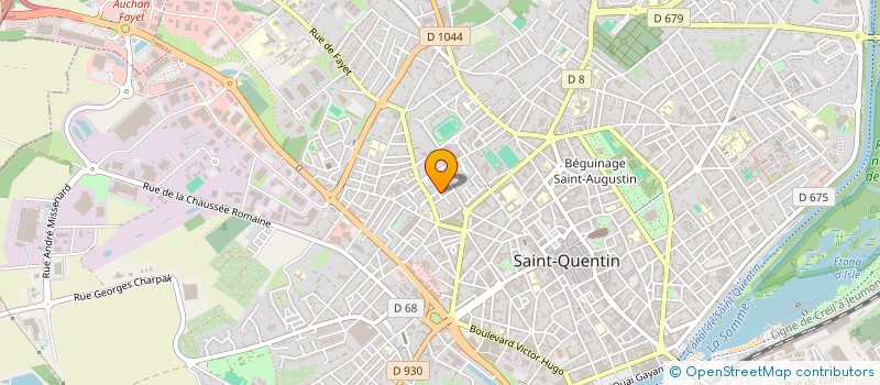 localisation de l'entreprise SALAMANDRE à SAINT-QUENTIN