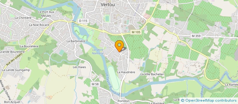 localisation de l'entreprise SALAMANDRE  VERTOU