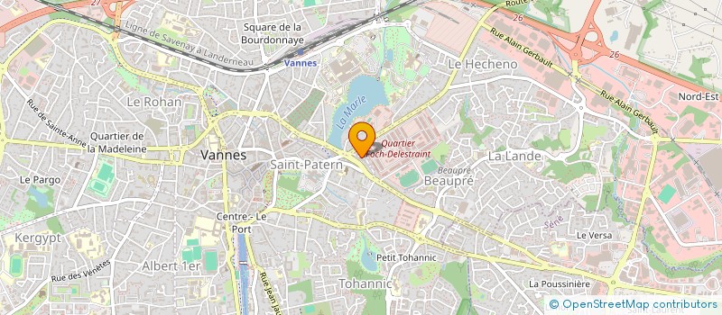 localisation de l'entreprise SALAMANDRE à VANNES