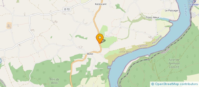 localisation de l'entreprise SALAMANDRE  PLEUDANIEL