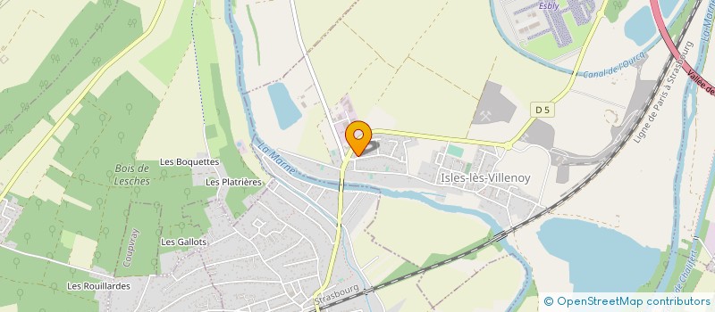 localisation de l'entreprise SALAMANDRE PRODUCTION  ISLES-LES-VILLENOY