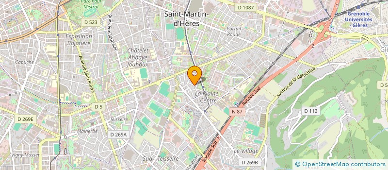 localisation de l'entreprise SALAMANDRE RAMONAGE à SAINT-MARTIN-D'HERES