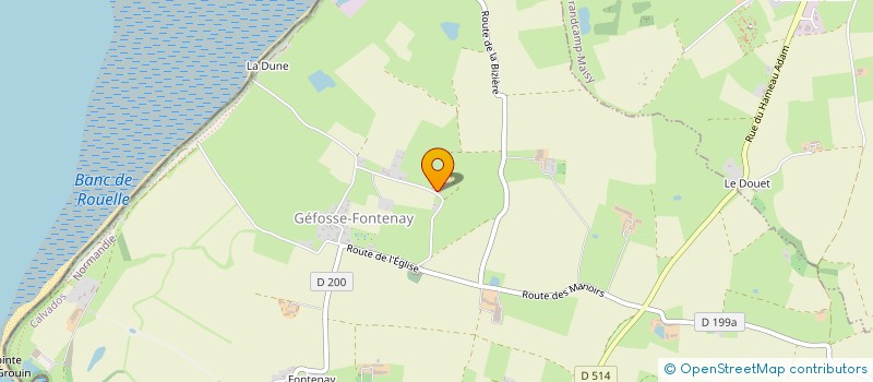 localisation de l'entreprise SALAMANDRIN  GEFOSSE-FONTENAY