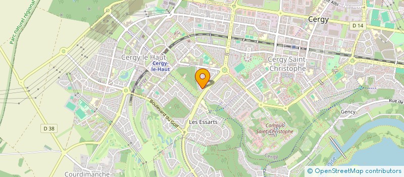 localisation de l'entreprise SALAMBO  CERGY