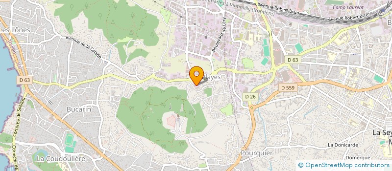 localisation de l'entreprise SALAMECHE COIFFURE à SIX-FOURS-LES-PLAGES