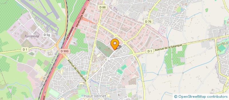 localisation de l'entreprise SALAMINGA  PERPIGNAN