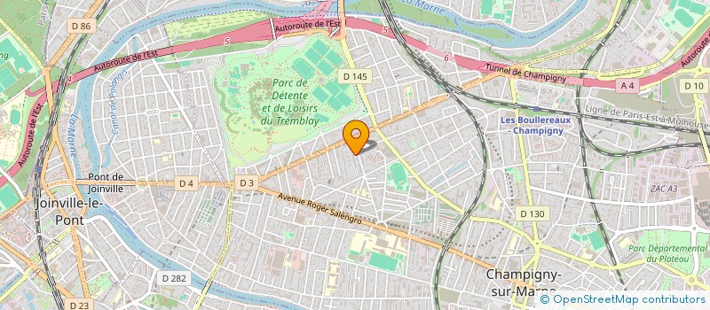 localisation de l'entreprise SALAMMBO CONSEIL à CHAMPIGNY-SUR-MARNE