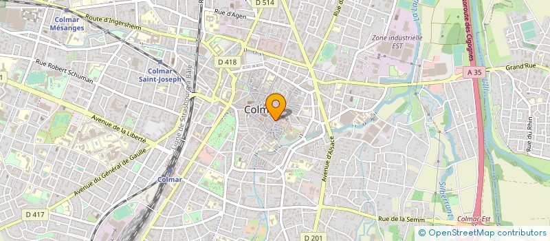 localisation de l'entreprise SALAMONE à COLMAR