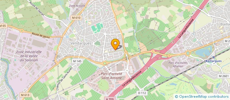 localisation de l'entreprise SALAMONE NETTOYAGE à VENDARGUES