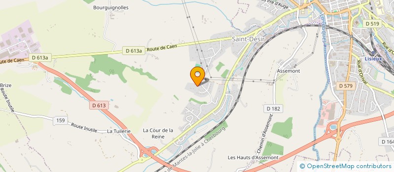 localisation de l'entreprise SALAN  SAINT-DESIR