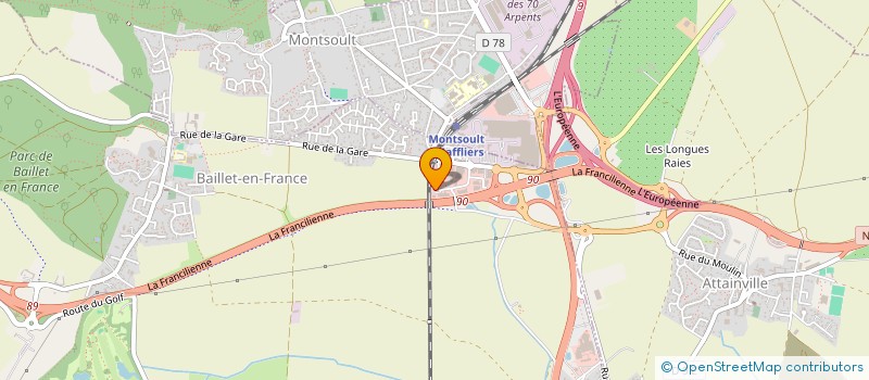 localisation de l'entreprise SALANA  BAILLET-EN-FRANCE