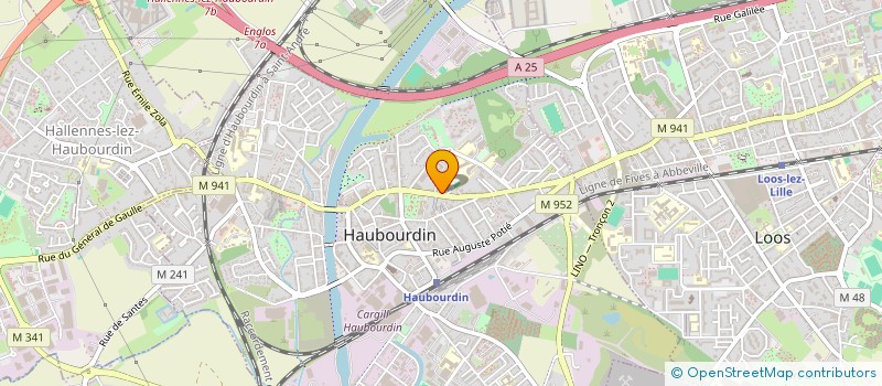 localisation de l'entreprise SALANGRE ET COMPAGNIE à HAUBOURDIN