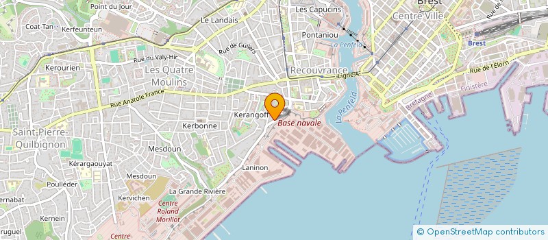 localisation de l'entreprise SALANNA à BREST