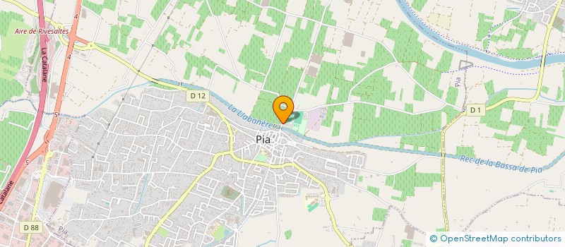 localisation de l'entreprise SALANQUE MEDITERRANEE PIA RUGBY XIII  PIA