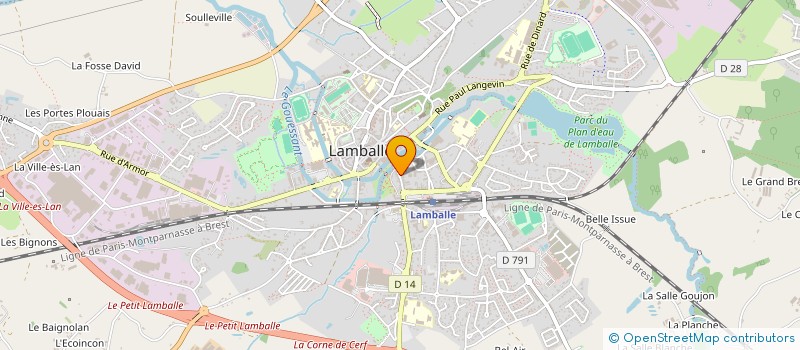 localisation de l'entreprise SALANSON LAMBALLE  LAMBALLE-ARMOR