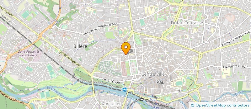 localisation de l'entreprise SALANTOLI à PAU