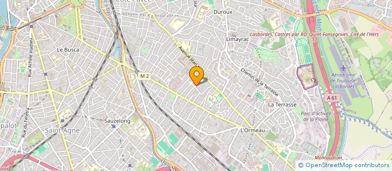 localisation de l'entreprise SALARL DOCTEUR MARK CHAPELIER à TOULOUSE
