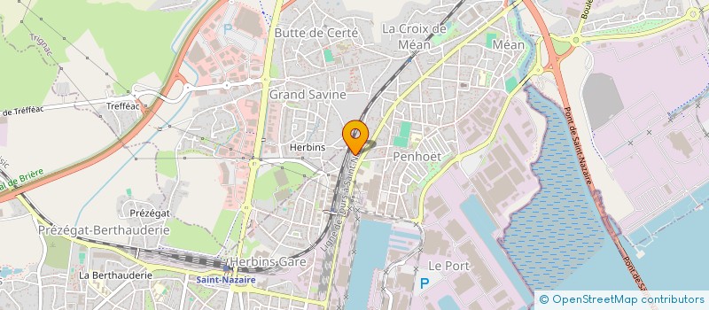 localisation de l'entreprise SALASSANA (ASSOCIATION D'ENTRAIDE RURALE FRANCO-CONGOLAISE)  SAINT-NAZAIRE