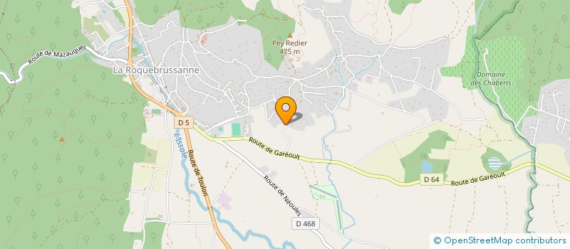 localisation de l'entreprise SALAT  LA ROQUEBRUSSANNE