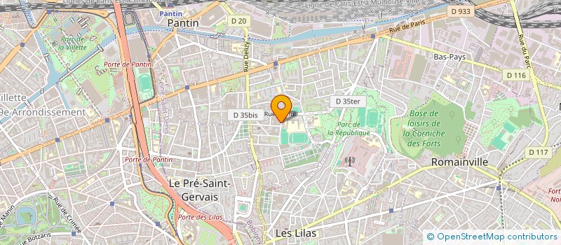 localisation de l'entreprise SALATEAM à PANTIN