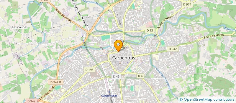 localisation de l'entreprise SALATO  CARPENTRAS