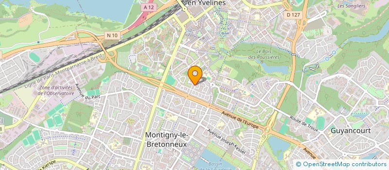 localisation de l'entreprise SALAUN  MONTIGNY-LE-BRETONNEUX