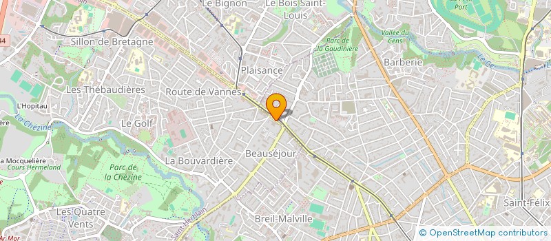 localisation de l'entreprise SALAUN SARL à SAINT-HERBLAIN