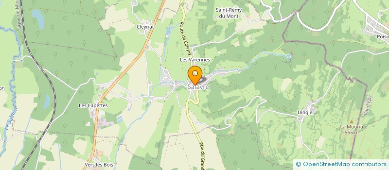 localisation de l'entreprise SALAVRE D'HIER ET D'AUJOURD'HUI  SALAVRE