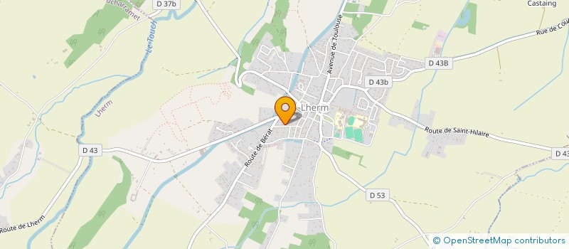 localisation de l'entreprise SALAZAR ET FILS à LHERM