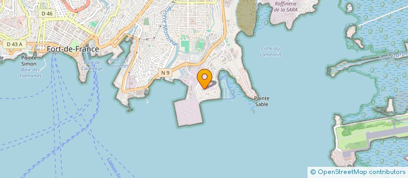 localisation de l'entreprise SALAZIE LOCATION 2351  FORT DE FRANCE