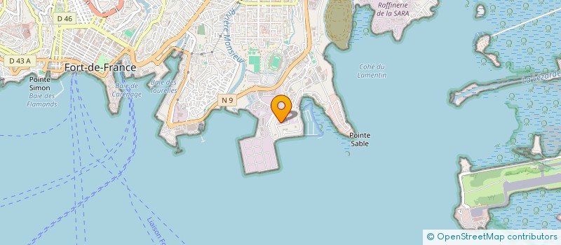 localisation de l'entreprise SALAZIE LOCATION 2572  FORT DE FRANCE