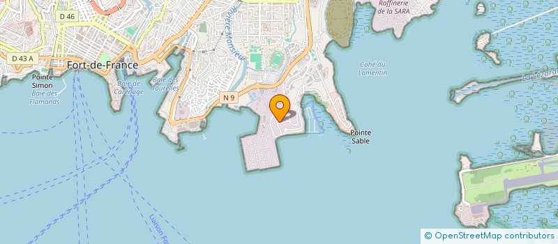 localisation de l'entreprise SALAZIE LOCATION 3289  FORT DE FRANCE