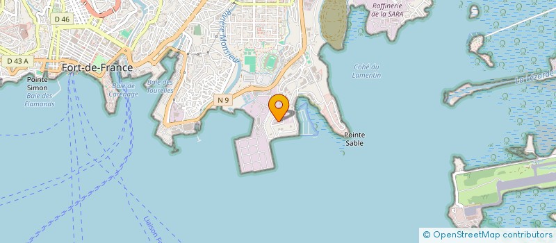 localisation de l'entreprise SALAZIE LOCATION 3423  FORT-DE-FRANCE