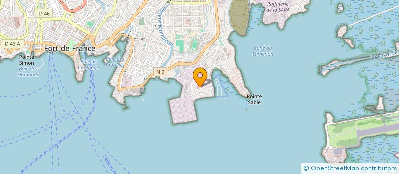 localisation de l'entreprise SALAZIE LOCATION 3449  FORT-DE-FRANCE