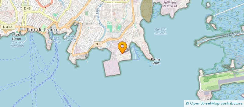 localisation de l'entreprise SALAZIE LOCATION 3494  FORT DE FRANCE