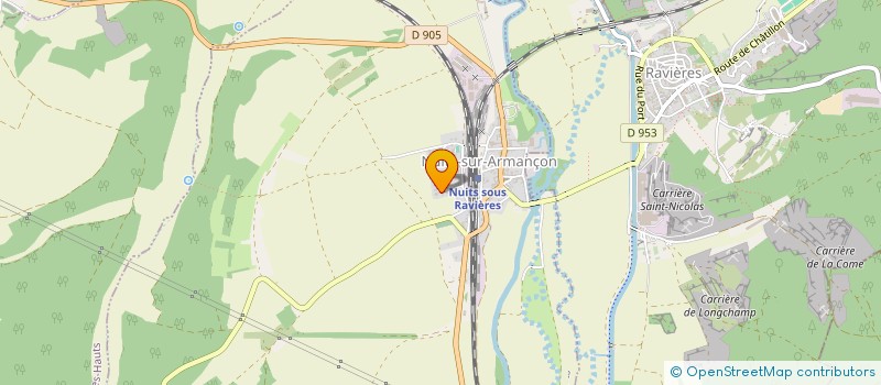 localisation de l'entreprise SALB  NUITS