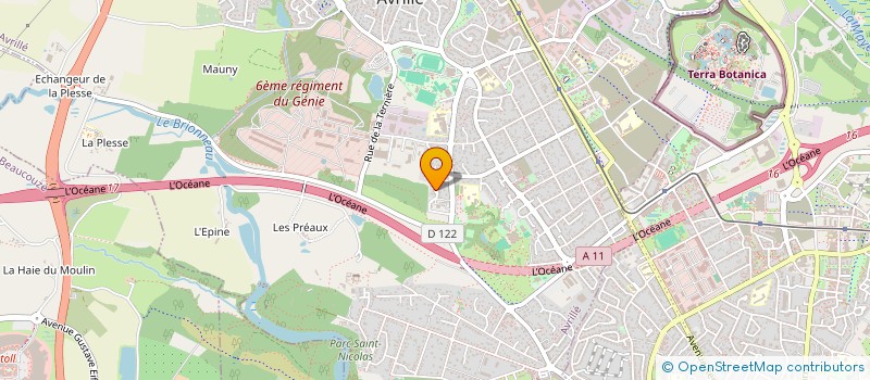 localisation de l'entreprise SALC à AVRILLE