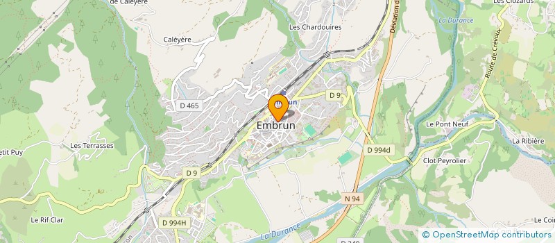 localisation de l'entreprise SALCINIMMO  EMBRUN